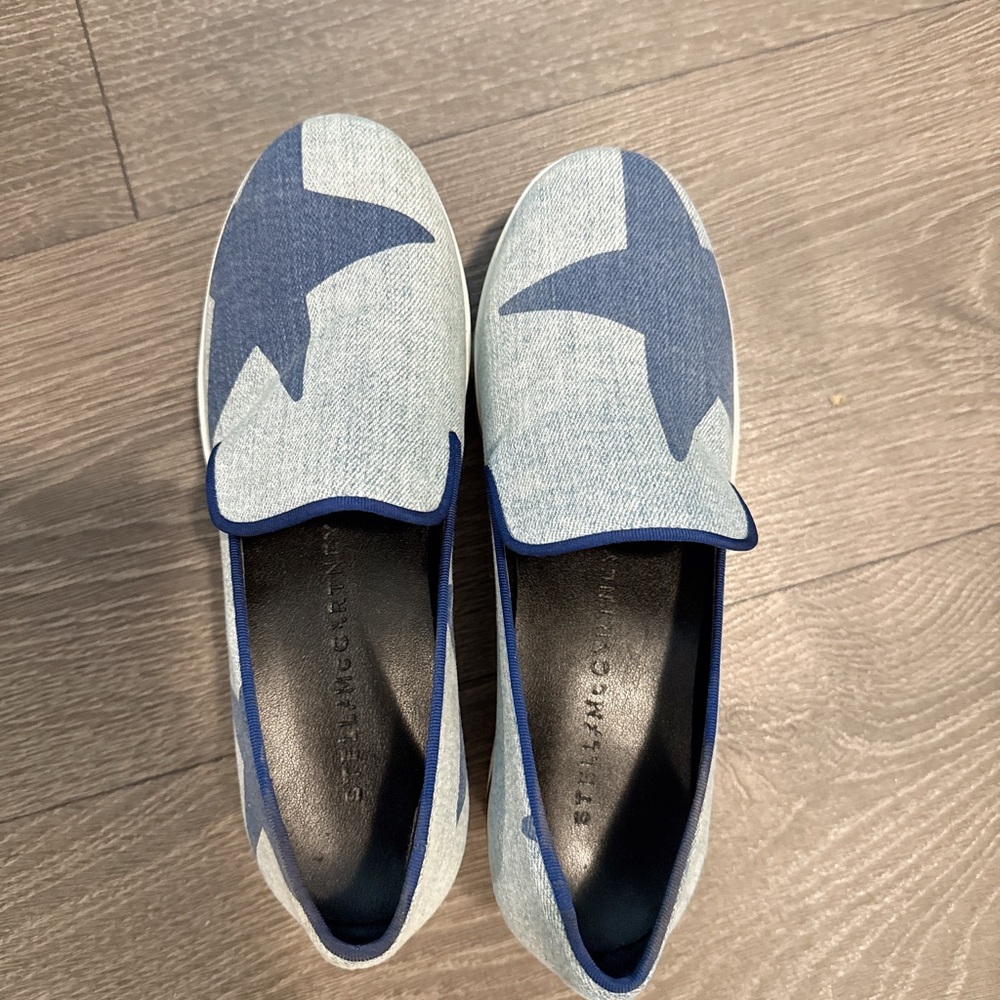 Stella McCartney Blue Star Loafers